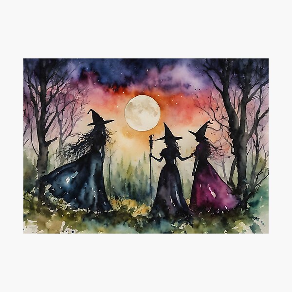 Witches Gather Photographic Print
