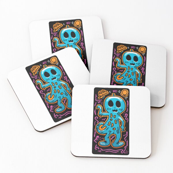 Item preview, Blue Lizard Ghost Sticker designed and sold by spikesNprints.