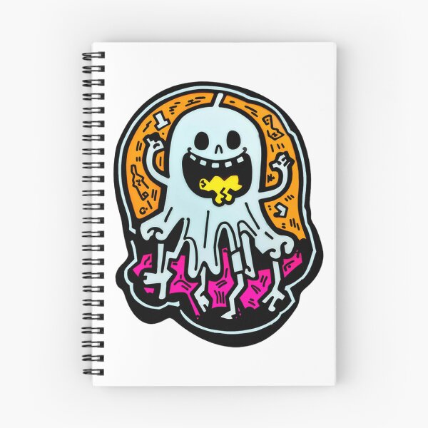 Item preview, Candy White Ghost Sticker designed and sold by spikesNprints.
