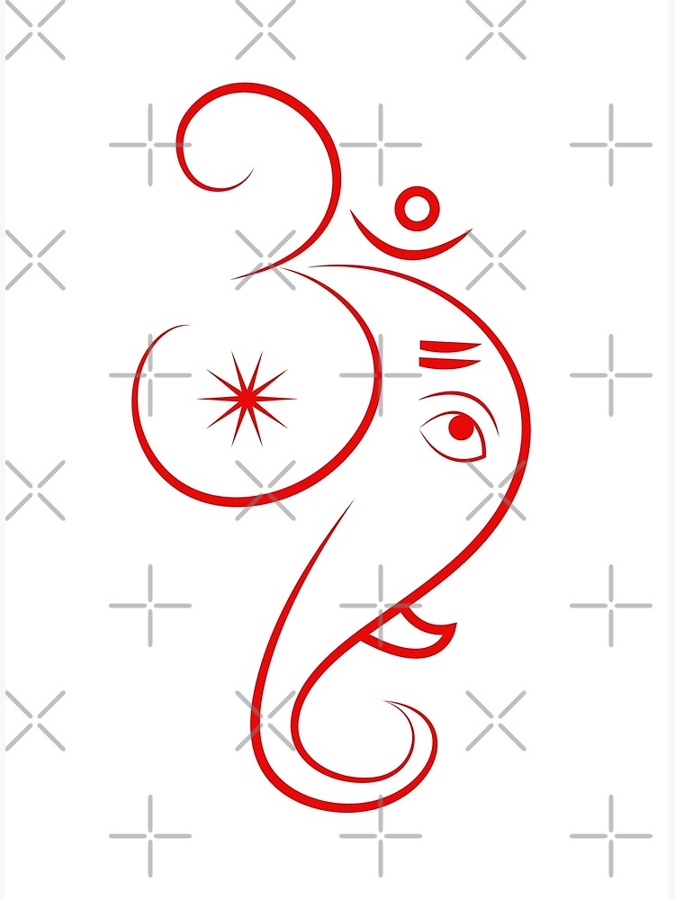 Simple Ganesha Drawing For Kids - Ganesh Images For Drawing - Free  Transparent PNG Clipart Images Download