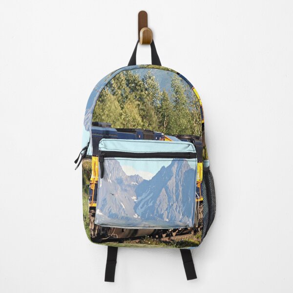 Item preview, Alaska Railroad train and mountains designed and sold by FranWest.