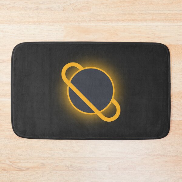 Item preview, Glowing Ring Planet - Yellow/Dark designed and sold by And-She-Flew.