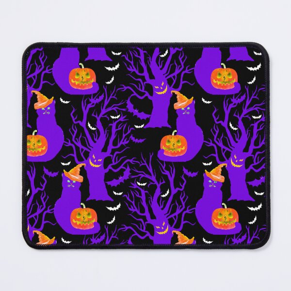 Item preview, Ghost , black cat ,haunted house, jack o lantern ,pumpkin ,autumn ,dark ,illustration, halloween, spooky ,happy Halloween, bats ,wizard, witch, haunted ,haunted tree, fire designed and sold by letsgow8th.