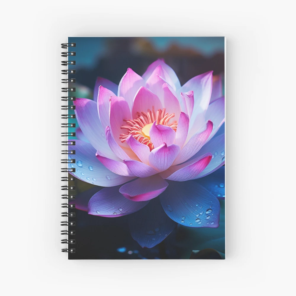 stunning colorful lotus flower