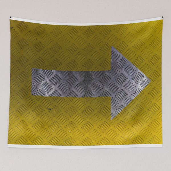 Item preview, Industrial Arrow Tread Plate - Right designed and sold by Arc1.