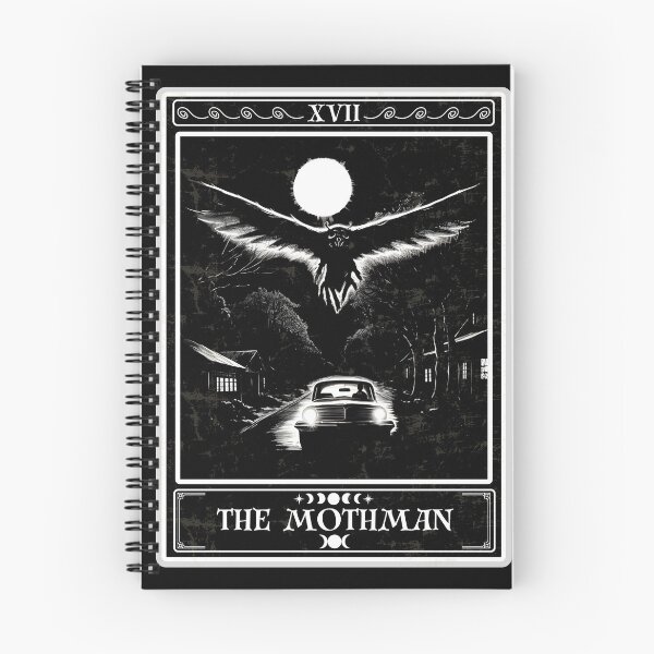 Aperçu de l'œuvre Carte de tarot Mothman, Mothman créée et vendue par AlquimiaDesign.