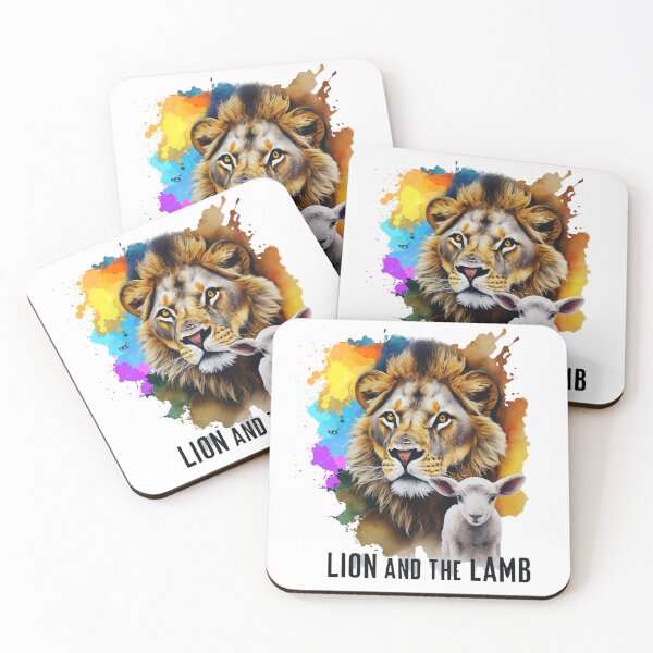 Item preview, Lion and The Lamb designed and sold by Faithloveshop.