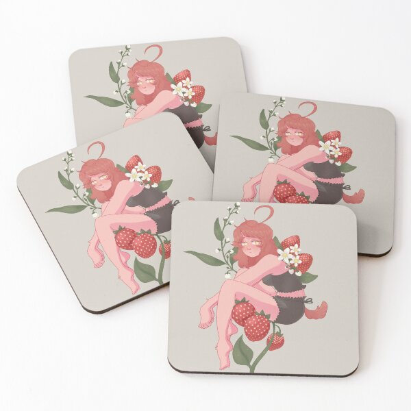 Item preview, Strawberry goat ¦ Side Quest designed and sold by Astro-Cube.