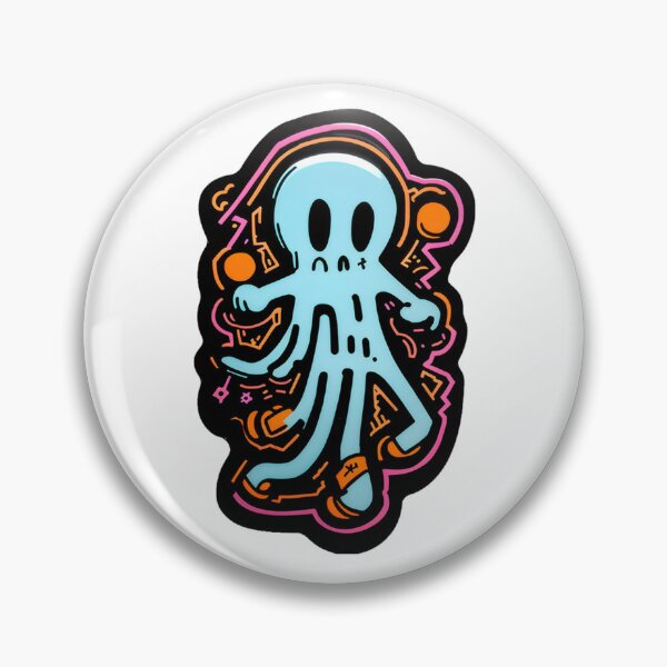 Item preview, Sporty Ghost Sticker designed and sold by spikesNprints.