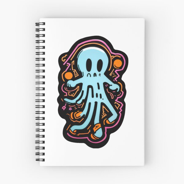 Item preview, Sporty Ghost Sticker designed and sold by spikesNprints.