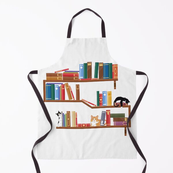 Item preview, Bookish Cat Aesthetic - Cat On A Bookshelf designed and sold by Wiss2Arts.