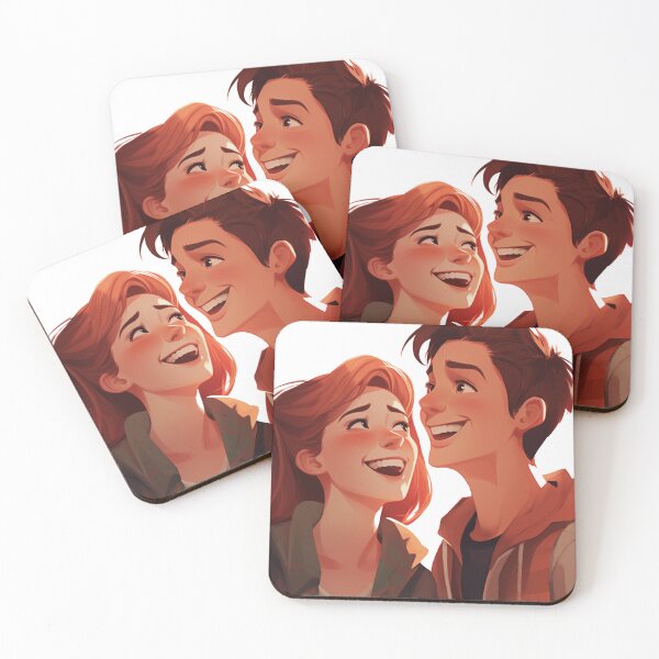 Item preview, cute heightened couple designed and sold by whitelotus1339.