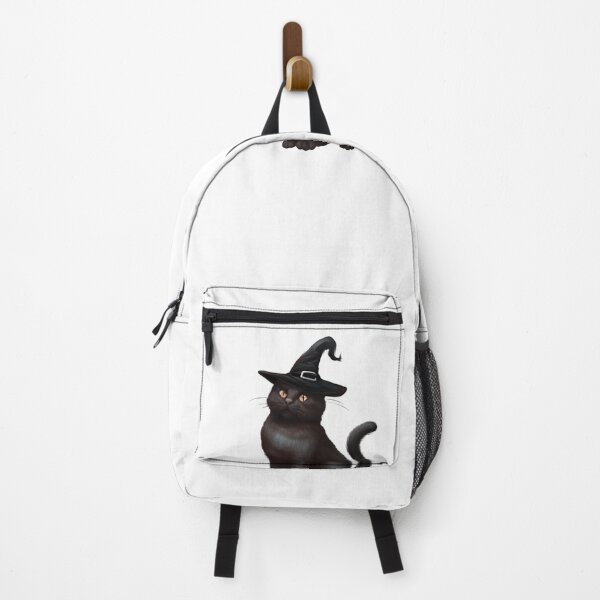 Item preview, Black Cat wearing a witch hat designed and sold by R-reflections.