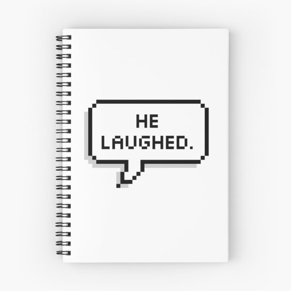Item preview, he laughed pixel bubble designed and sold by BashPIXIE.