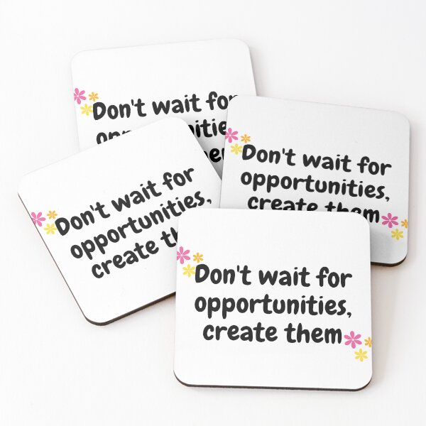 Item preview, Don´t wait for opportunities,create them - inspirational quote designed and sold by starcreative22.