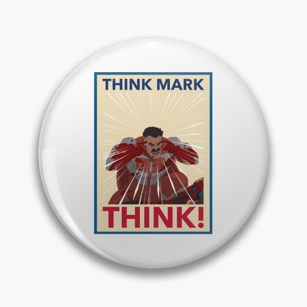 Item preview, THINK MARK THINK! MEME from Invincible Omniman Classic designed and sold by louellalemere.