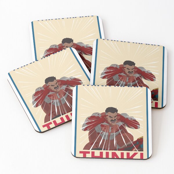 Item preview, THINK MARK THINK! MEME from Invincible Omniman Classic designed and sold by louellalemere.