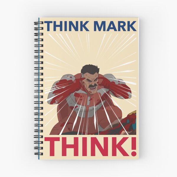 Item preview, THINK MARK THINK! MEME from Invincible Omniman Classic designed and sold by louellalemere.