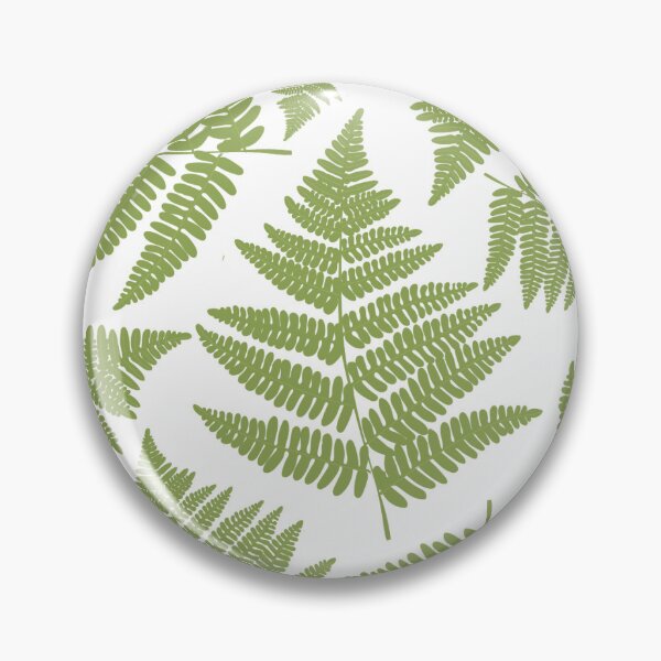 Item preview, Fern Leaf warm green white background designed and sold by HotPinkStudio.
