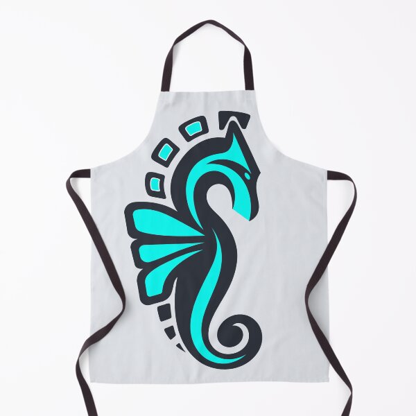 Item preview, Seahorse-LightBlue designed and sold by And-She-Flew.