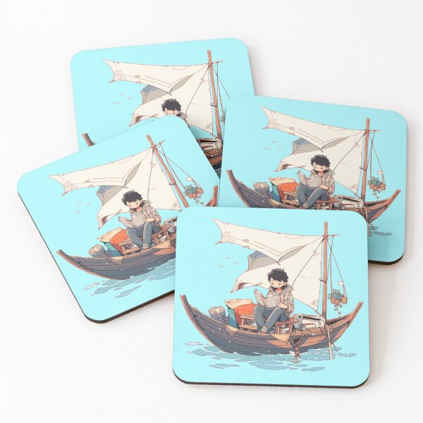 Item preview, Guy Reading on Boat designed and sold by OPSakura.
