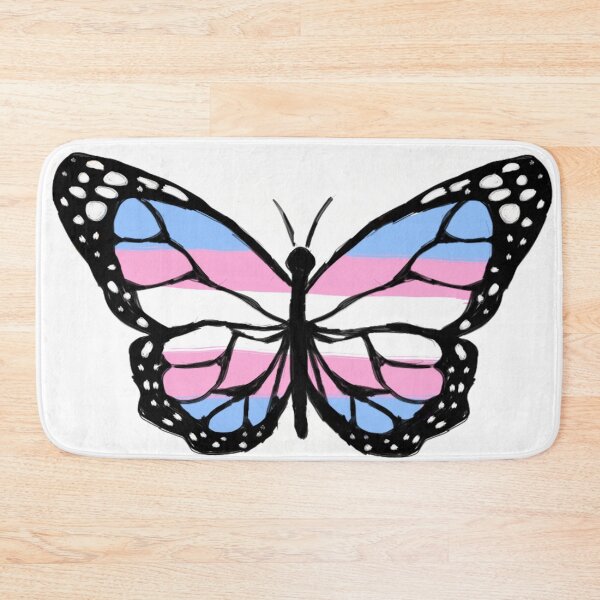 Item preview, Trans pride butterfly designed and sold by RiverMariposa.