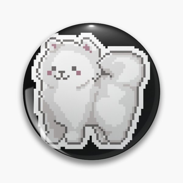 Item preview, Pixel Dog Samoyed - 8-Bit Pixel Art Samoyed Dog designed and sold by HayleeDesigns.