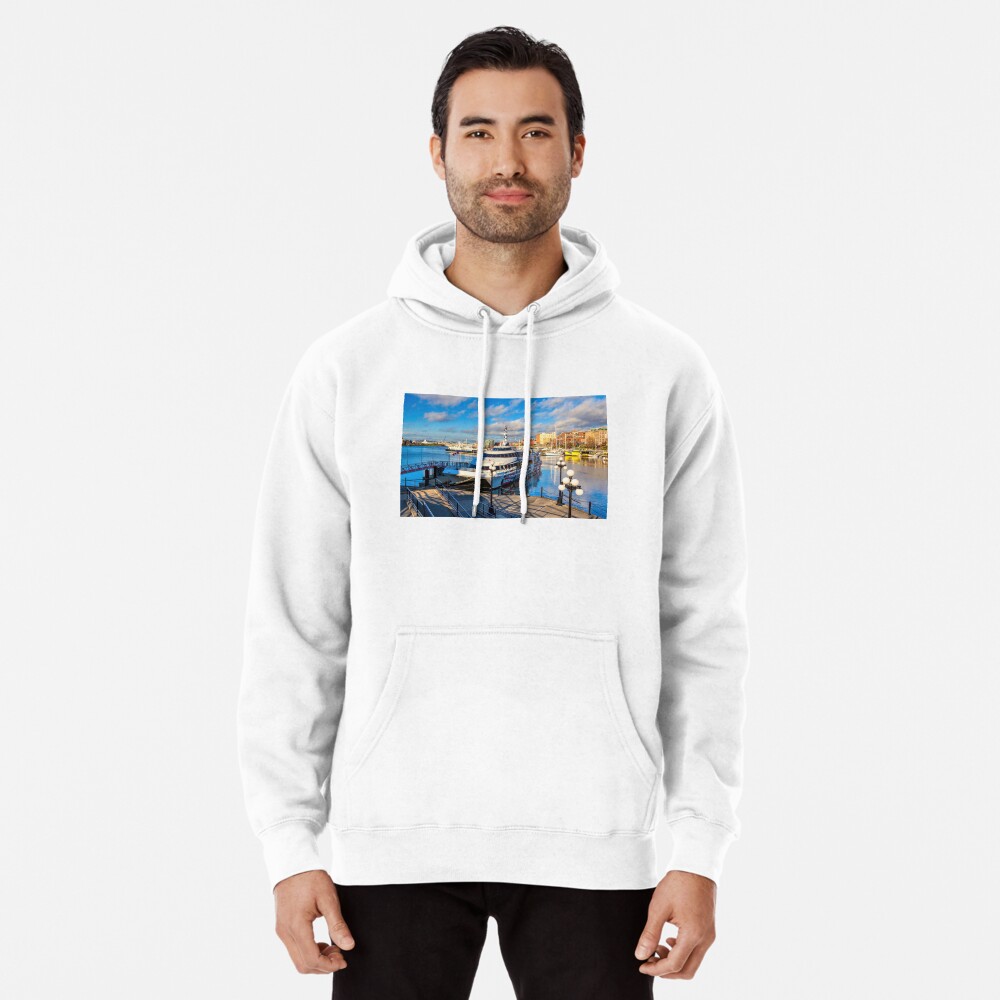 Ferry Beach Pullover Unisex Hoodie (Front & Back Logo)