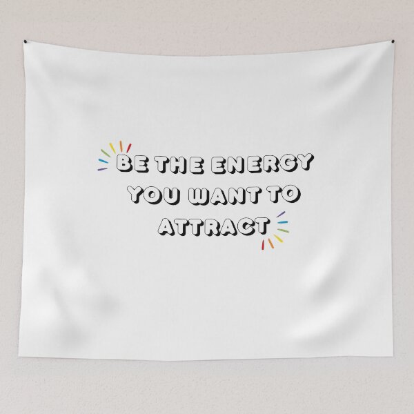Item preview, Be the enegy you want to attract -  inspirational  and Manifestation quote designed and sold by starcreative22.