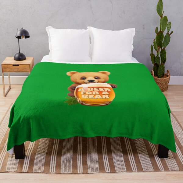 Item preview, Cute Bear Cub With A Beer Mug designed and sold by likbatonboot.
