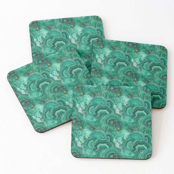 Item preview, Malachite Abstract Shower Curtains designed and sold by Angifly.