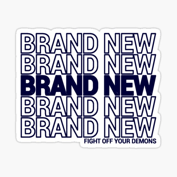 BRAND NEW - Brand New - Sticker