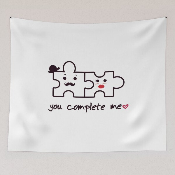 Item preview, YOU COMPLETE ME designed and sold by GeeklyShirts.