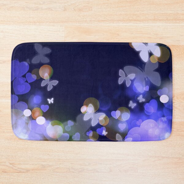 Item preview, Blue purple hearts and the butterflies designed and sold by Dusanka Djeric.