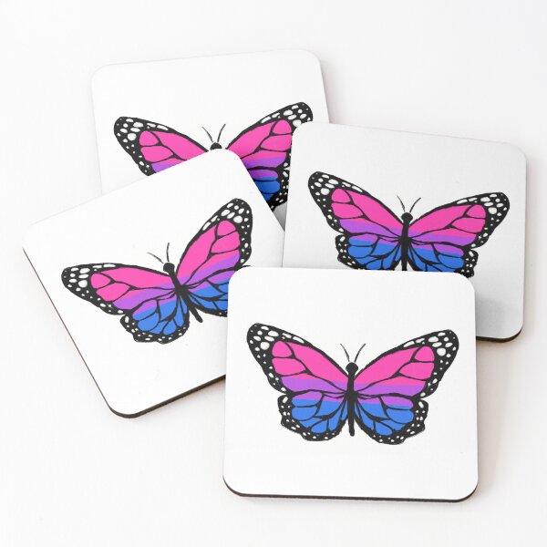 Item preview, bisexual pride butterfly designed and sold by RiverMariposa.