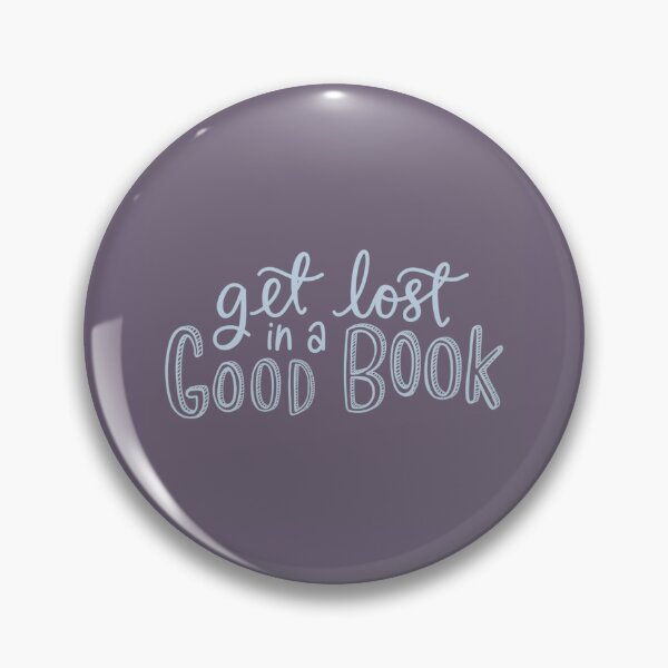 Item preview, Get lost in a good book // hand lettered book lovers quote designed and sold by NewBranchStudio.