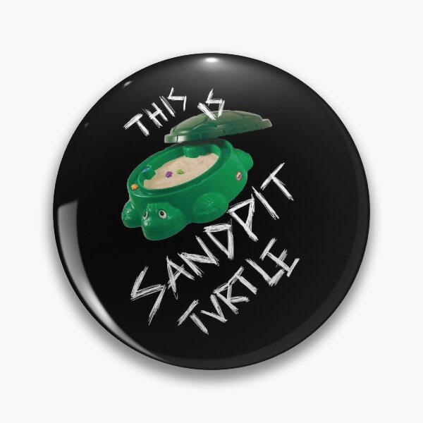 Item preview, This Is Sandpit Turtle bmth meme white on black Classic designed and sold by melanilucorefx.