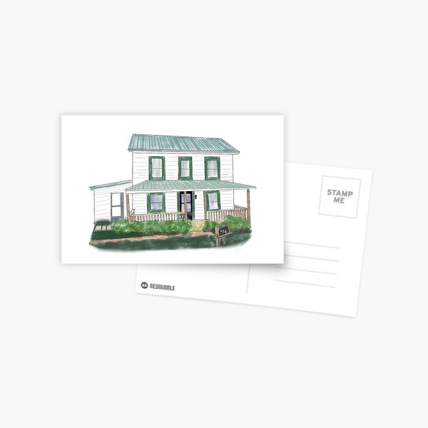 A House in Gettysburg Postcard