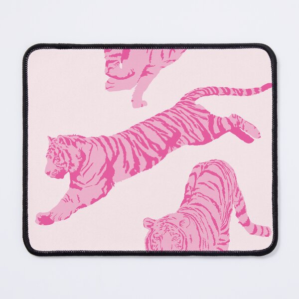 Item preview, Wild Day with the Tigers Pink stripes designed and sold by HotPinkStudio.