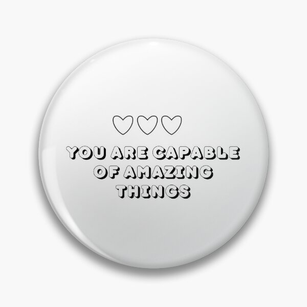 Item preview,  You are capable of amazing things- inspirational quote designed and sold by starcreative22.