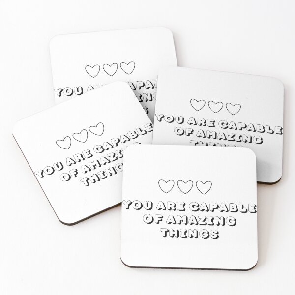 Item preview,  You are capable of amazing things- inspirational quote designed and sold by starcreative22.