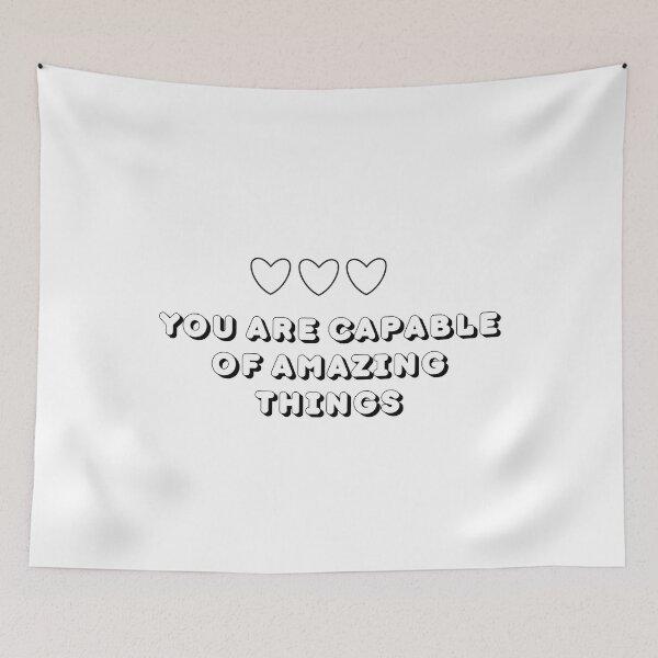 Item preview,  You are capable of amazing things- inspirational quote designed and sold by starcreative22.