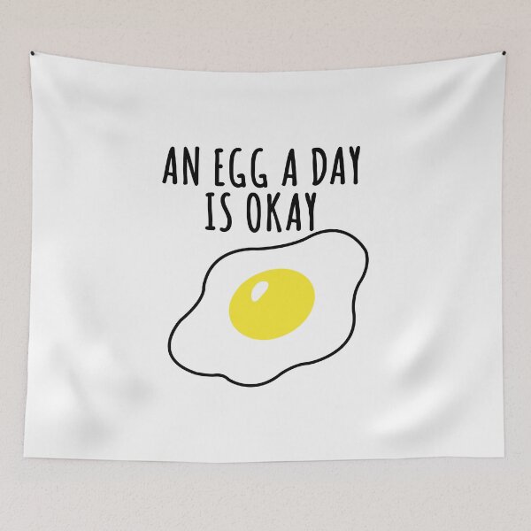 Item preview, AN EGG A DAY IS OKAY designed and sold by GeeklyShirts.