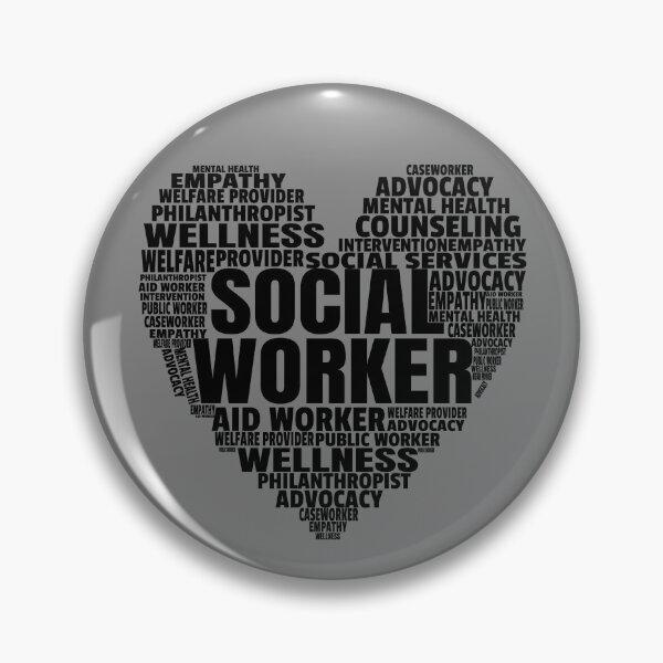 Artikelvorschau, Social Worker Word Cloud Heart School Social Worker Gear entworfen und verkauft von DynamicDesign.