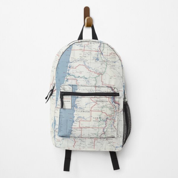 Item preview, Vintage Map of Oregon Postal Routes Map (1959) designed and sold by BravuraMedia.
