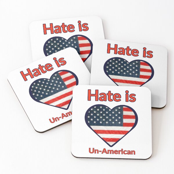 Item preview, Hate is Un-American  designed and sold by Rachel the Artist .