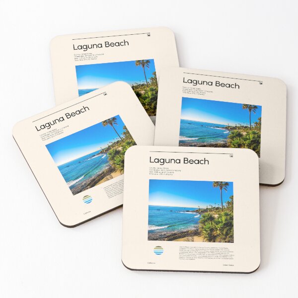 Item preview, Visit Laguna Beach, United States (Travel poster) designed and sold by RabbitK.