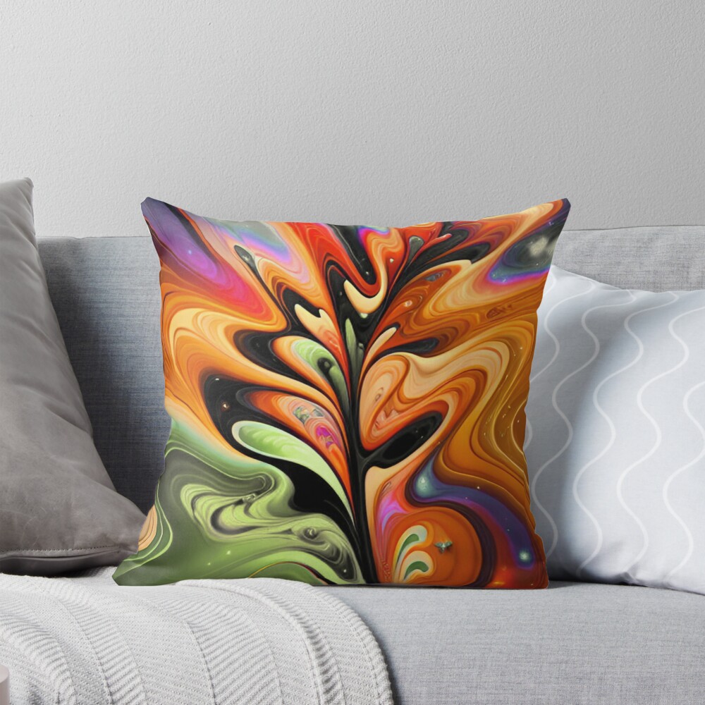 Item preview, Throw Pillow designed and sold by TiltedCode.