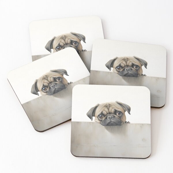Item preview, Adorable pug photography print designed and sold by dcrc.