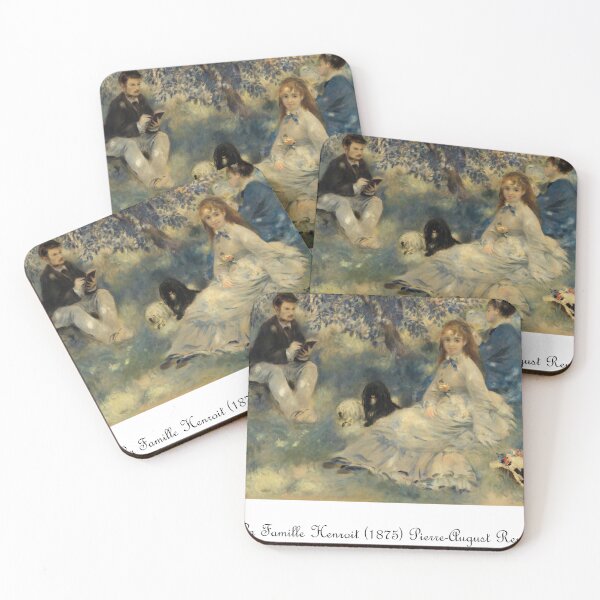 Item preview, Henriot Family (La Famille Henriot) (1875) by Pierre-Auguste Renoir art student teacher gift designed and sold by ElegantTeaTime.